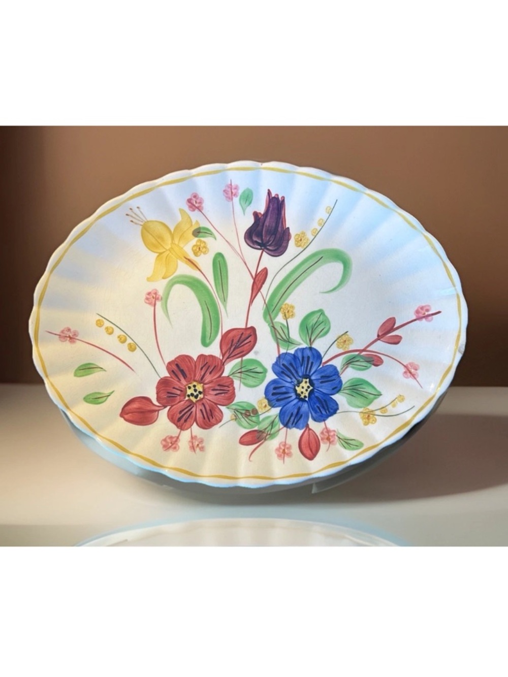 VTG Blue Ridge USA Southern Potteries  ‘SAREPTA’ Serving Platter 13”x 10”